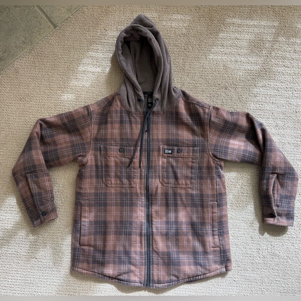 Mountain Hardwear Fleece Flannel Hoodie Size XS